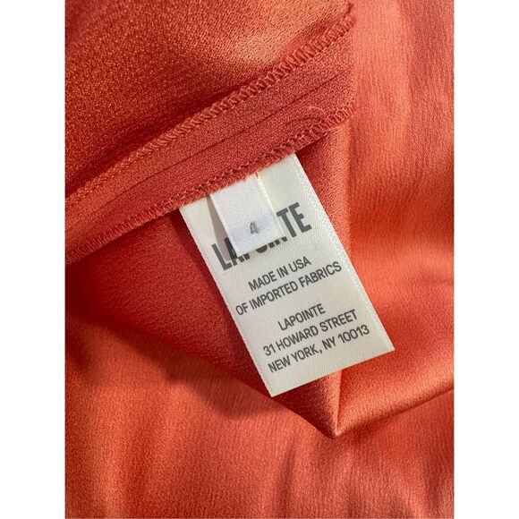 NWT LAPOINTE Pebble Crepe Cut-Out Dress Size US 4 $1490 - Picture 7 of 8